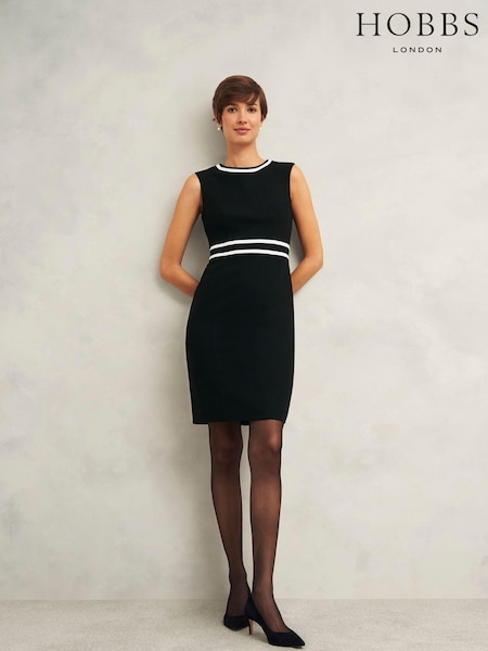 Hobbs Black Nory Dress (F08470) | 737 QAR