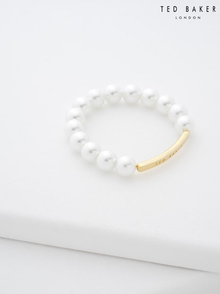 Ted Baker Gold Tone Beadie: Baker Bead Adjustable Bracelet (F08488) | €44