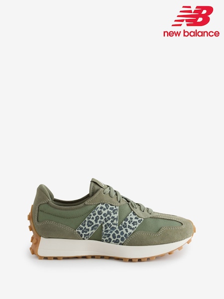 New Balance Olive Green Womens 327 Trainers (F08513) | €146