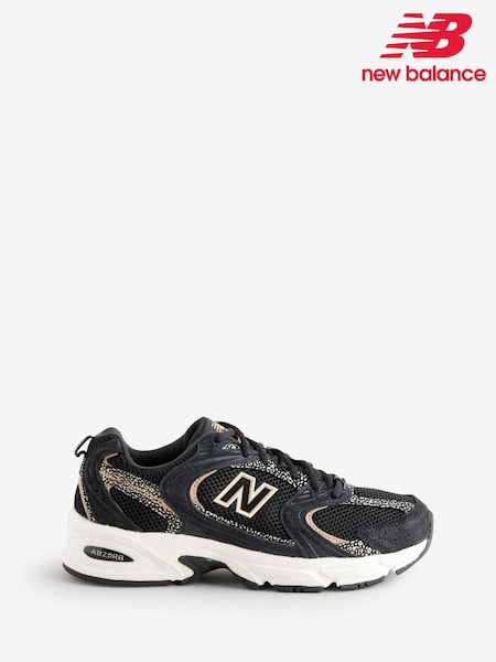 New Balance Black/White Womens 530 Trainers (F08604) | €128