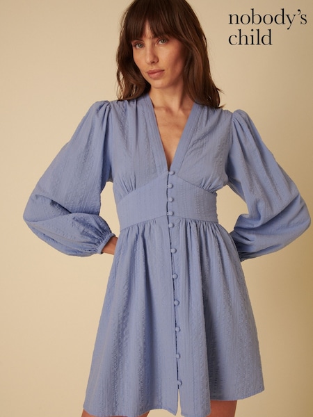 Nobodys Child Blue Long Sleeve Starlight Mini Dress (F08647) | 4,746 UAH