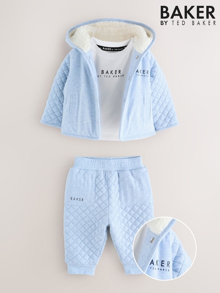 Baker by Ted Baker Quilted Jacket T-Shirt and Trousers Set (F08708) | AED269 - AED287