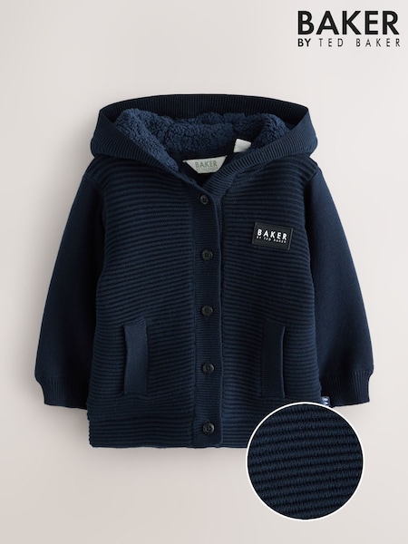 Baker by Ted Baker Navy Knitted Jacket (F08748) | €40 - €44