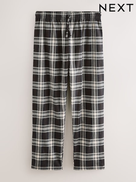 Brown Check Woven Open Hem Pyjama Bottoms (F08801) | 109 QAR