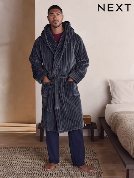 Skrilavec - Textured Ribbed Dressing Gown (F08854) | € 38