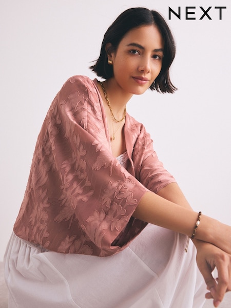 Dusky Vaaleanpunainen - Cropped Bunout Cover-Up (F09328) | €36