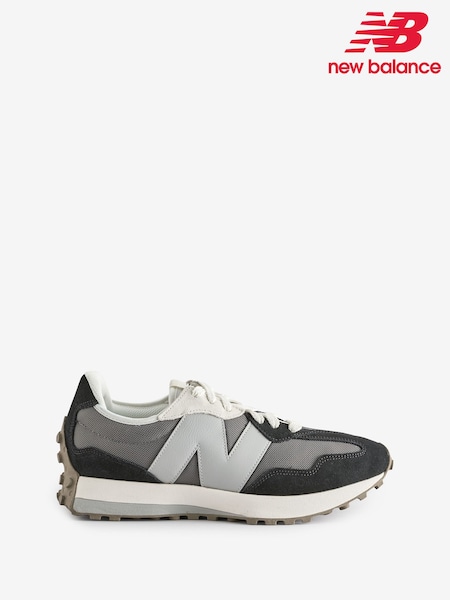 New Balance Black/Grey Mens 327 Trainers (F09388) | €128