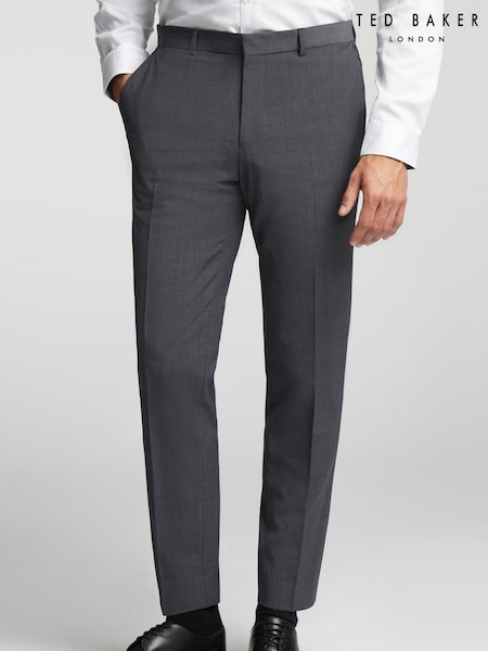 Ted Baker Tailoring Charcoal Grey Prem Panama Slim Suit Trousers (F09912) | 7 810 грн