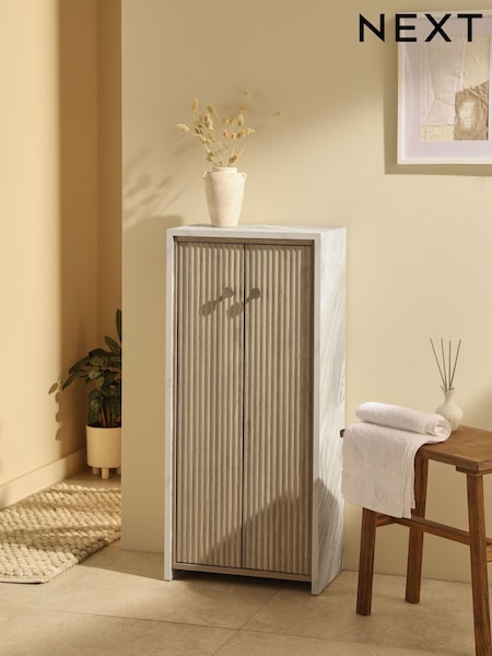 Natural Rib Kendrick Storage Console Cabinet (F09946) | €232