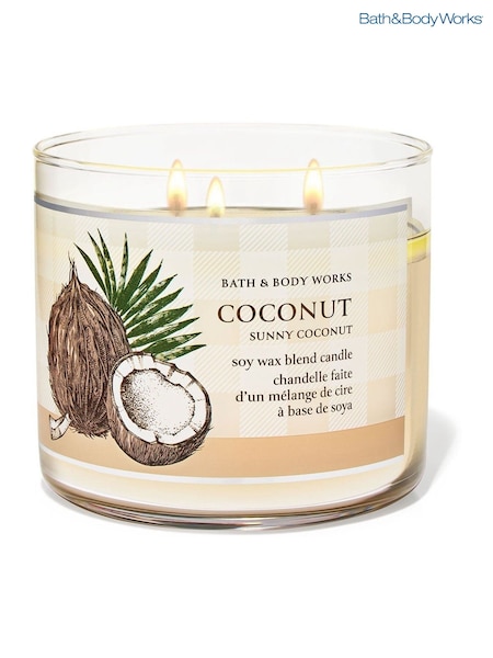 Bath & Body Works Sunny Coconut 3 Wick 3-Wick Candle 14.5 oz / 411 g (F11053) | €38