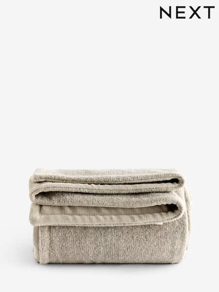Grey Tufted Borg Tree Throw (F11179) | €43 - €61