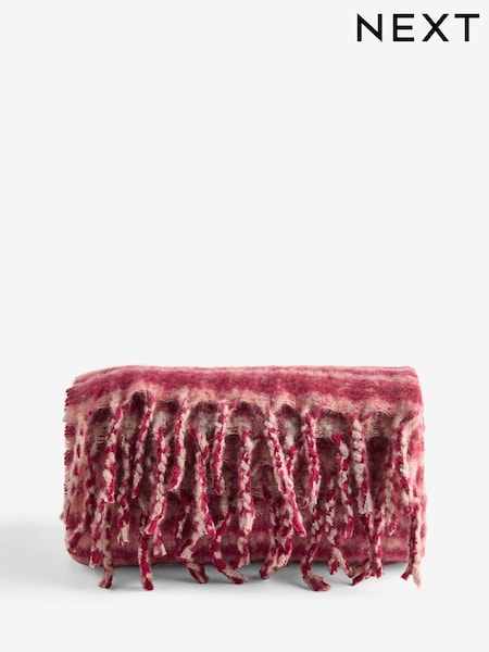 Red Cosy Gingham Check Throw (F11189) | €35 - €51