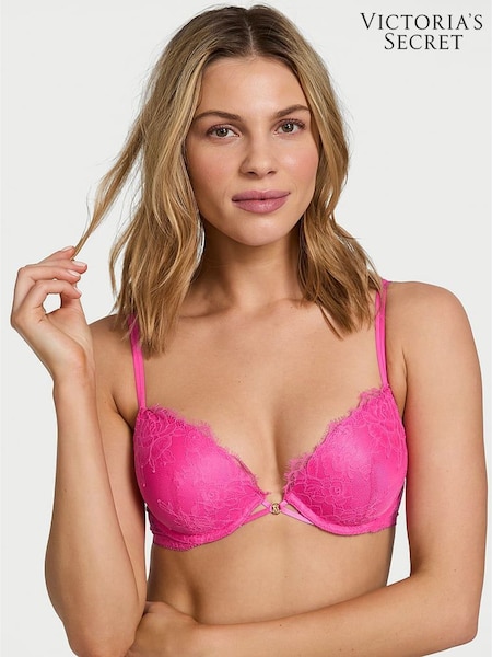Victoria's Secret Ultra Pink Push Up Rose Lace Bra (F11236) | €56