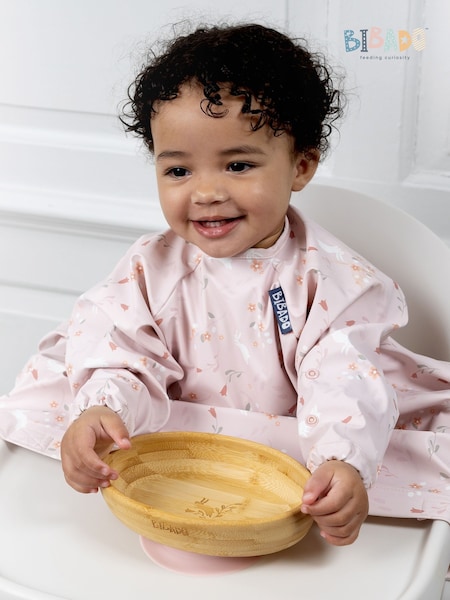 Bibado Blush Bamboo Viscose Suction Bowl - Botanical Bunnies (F11281) | €22