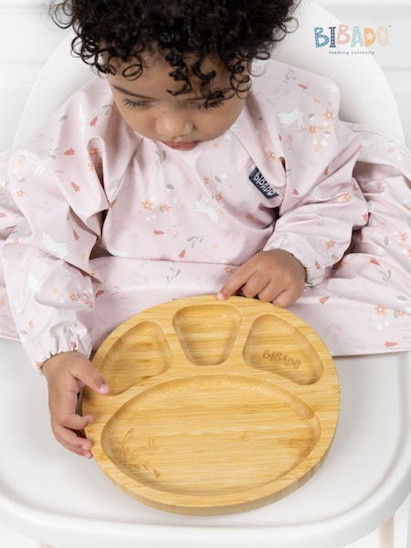 Bibado Blush Bamboo Viscose Divider Plate - Botanical Bunnies (F11283) | €22