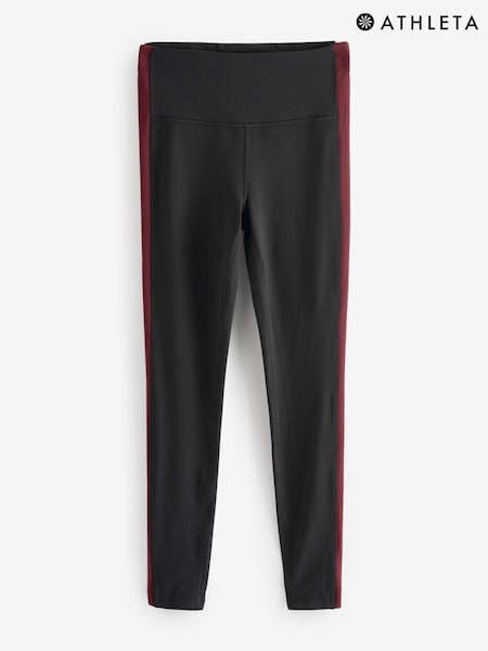 Athleta Black Elation Sport Stripe Ultra High Waist Leggings (F11357) | €113