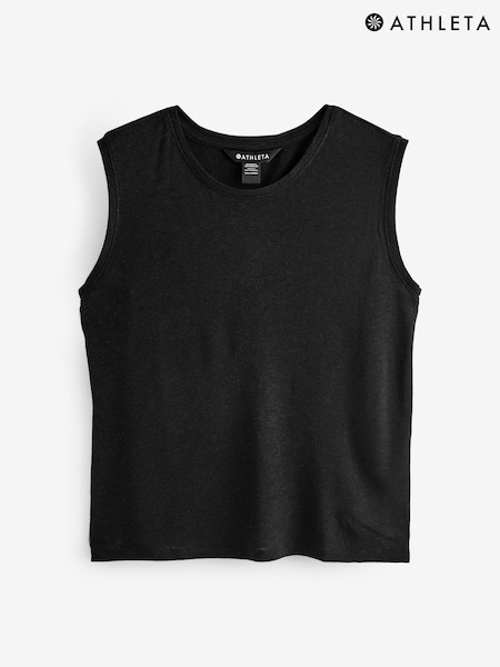 Athleta Black Getaway Muscle Tank Top (F11410) | €34