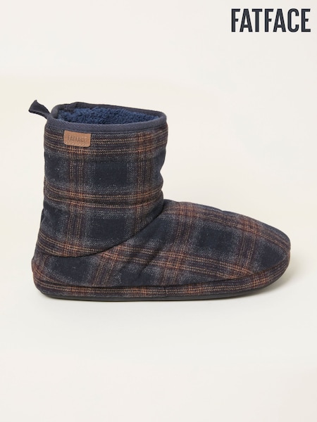 FatFace Sussex Navy Check Boot (F11466) | AED204