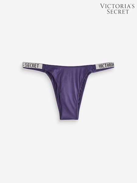 Victoria's Secret Valiant Purple Brazilian Shine Strap Knickers (F11570) | €22.50