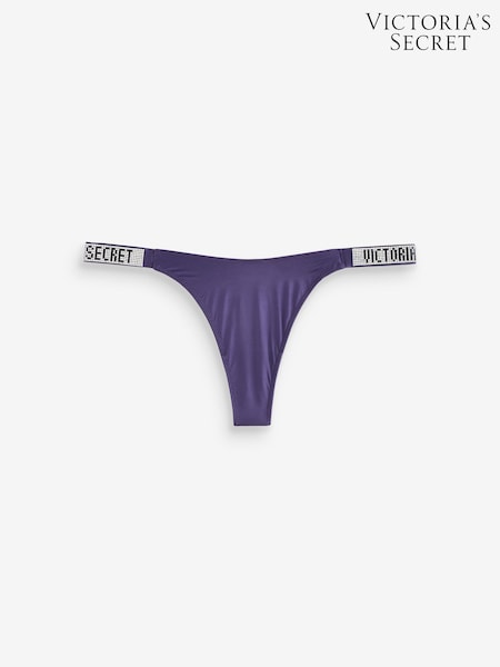 Victoria's Secret Valiant Purple Thong Shine Strap Knickers (F11571) | €22.50