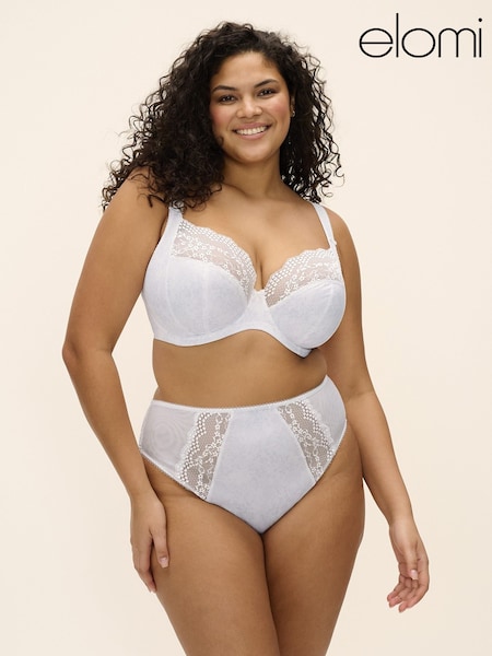White - Elomi Lucie Underwire Plunge Bra