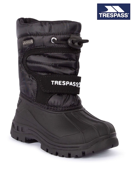 Trespass Unisex Kids Dodo Black Snow Boots (F11614) | 45 €