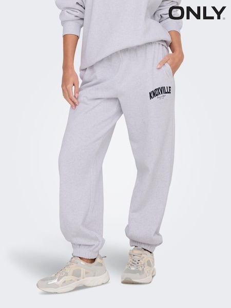 ONLY Grey Slogan Joggers (F11669) | R$ 315