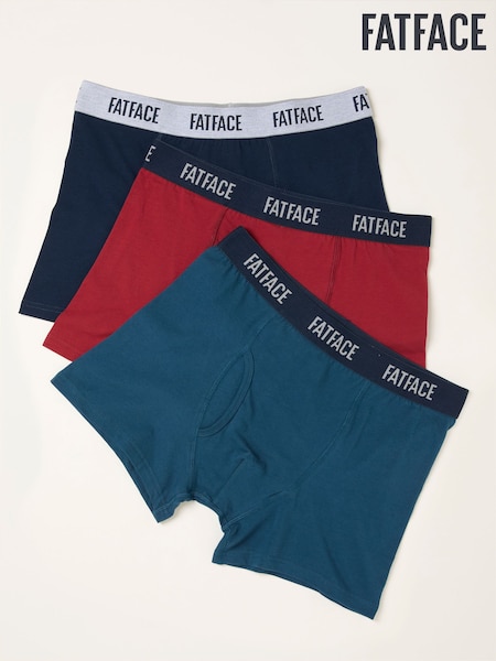 FatFace Multi 3 Pack of Plain Boxers (F11674) | €35