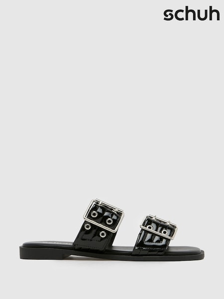 Negro - Schuh Tenika Hardwear Mule Black Sandals (F11772) | 50 €