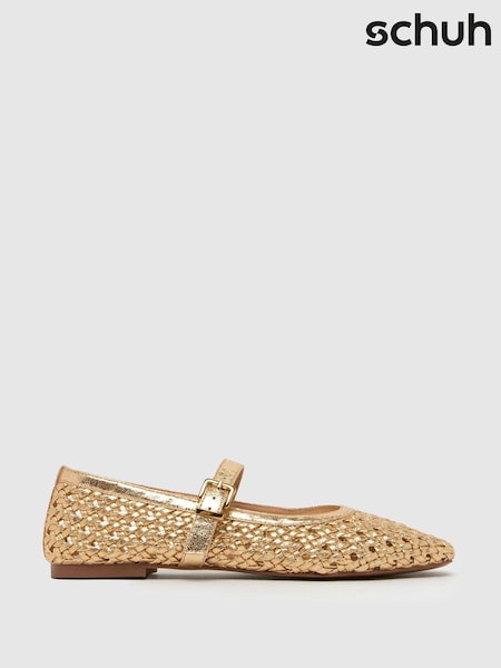 Aur - Balerini Schuh Lexie negri (F11783) | 335 LEI