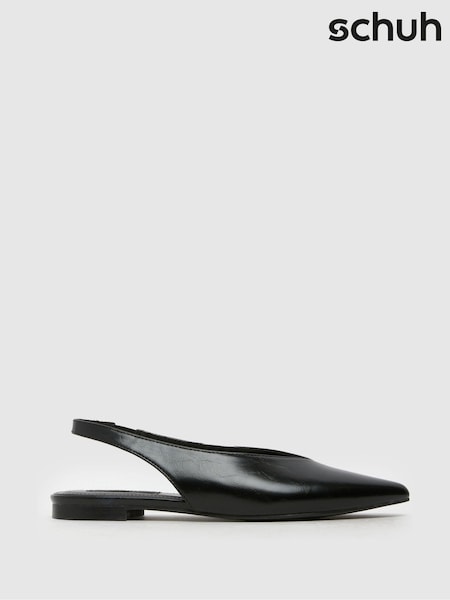 Negru - cu baretă pe gleznă vârf Pantofi Schuh Dantelă (F11793) | 223 LEI