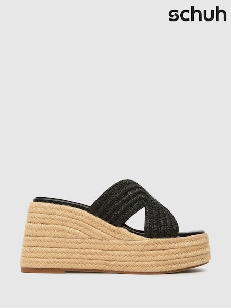 Schuh Valeta Raffia Wedge Sandals (F11819) | €58