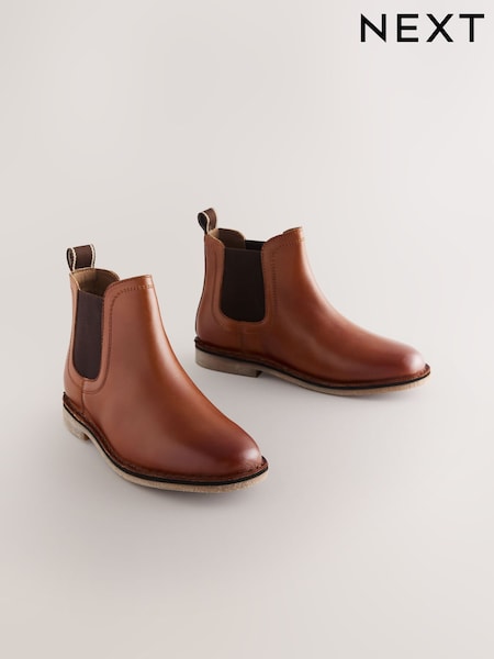 Rjava - Leather Chelsea Boots (F11919) | € 40 - € 49