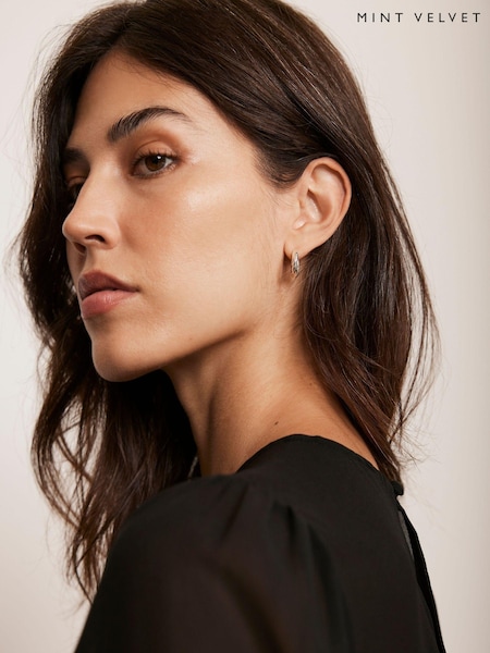 Mint Velvet Plated Twist Hoops (F12063) | 50 €