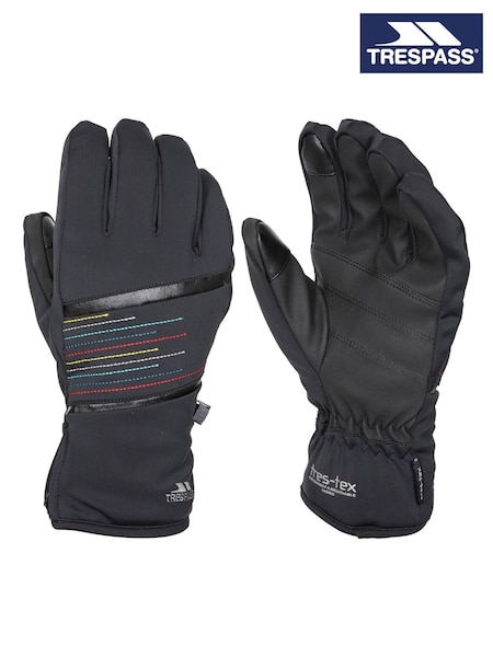 Trespass Female Kay Woven Black Gloves (F12115) | kr510