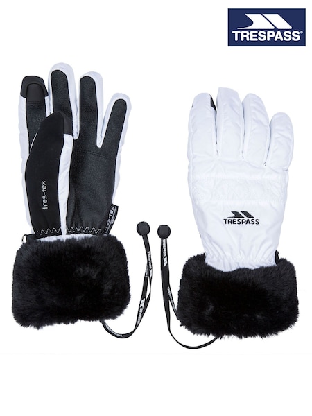 Trespass Female Yanki White Gloves (F12158) | kr480