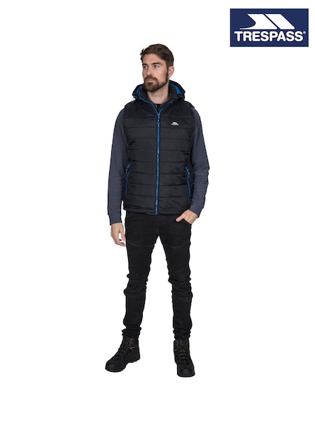 Trespass Male Franklyn Padded Black Gilet (F12164) | €42