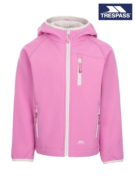 Trespass Kids Pink Kian Softshell Jacket (F12411) | €38