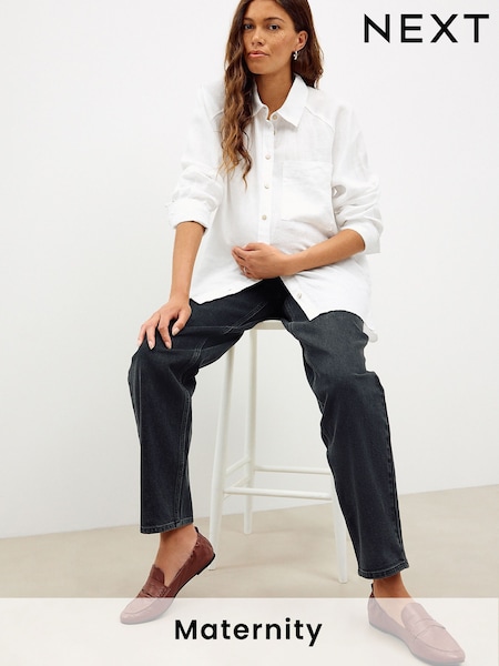Negro - Maternity Straight Leg Jeans (F12496) | 60 €