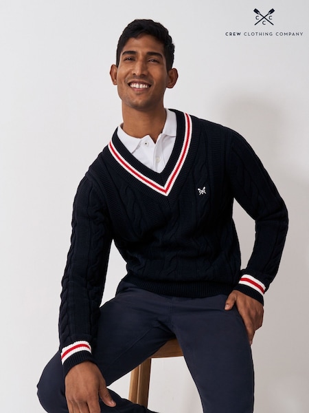 Crew Clothing Blue Cricket Jumper (F12497) | R$ 640