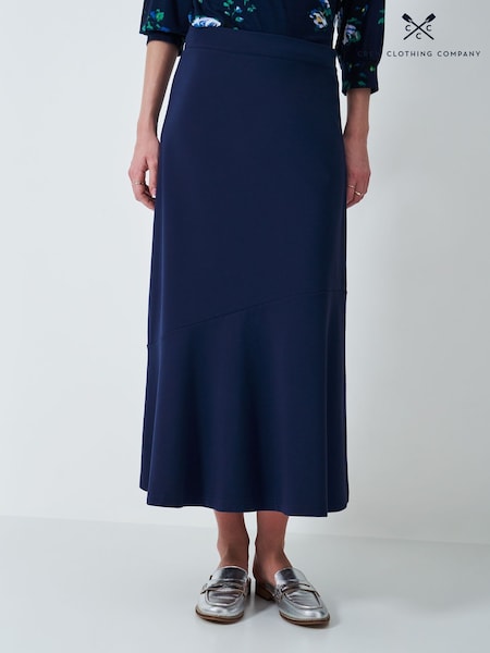 Crew Clothing Company Blue Cara Ponte Skirt (F12509) | €78