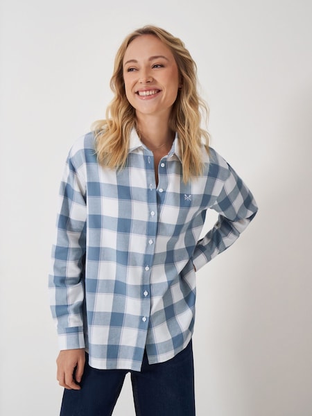 Crew Clothing Relaxed Fit Flannel 100% Cotton Shirt (F12520) | 307 LEI