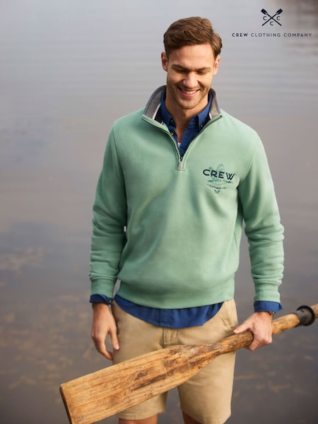 Crew Clothing Company Duck Print Half Zip Sweatshirt (F12531) | 4 146 грн