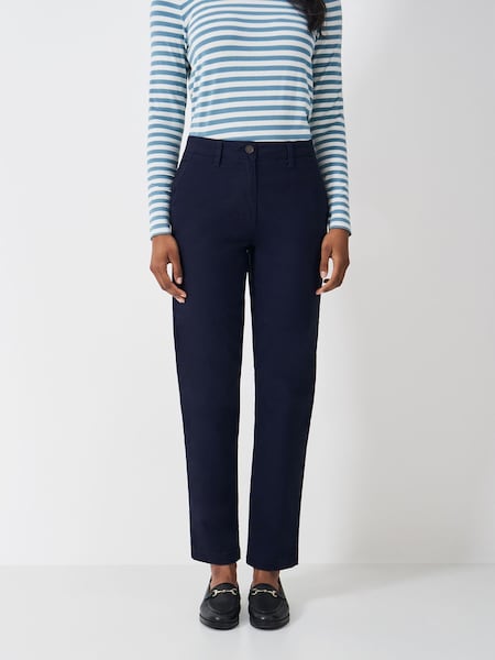 Crew Clothing Blue Salcombe Chino Trousers (F12544) | €65