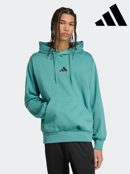 adidas Green Essentials Feelcozy Fleece Hoodie (F12598) | R$ 375