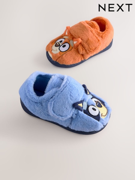 Blue/Orange Bluey Cupsole Slippers (F12787) | AED66 - AED76