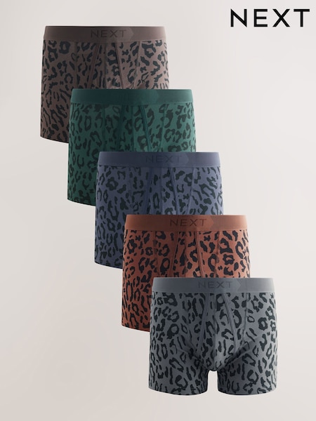 Dark Colour Animal Print - A-Front Boxers (F12993) | R$ 280