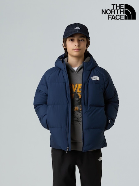 The North Face Blue North Down Hooded Jacket (F13083) | €179