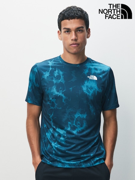 The North Face Blue Short Sleeves Regular Print T-Shirt (F13098) | €50