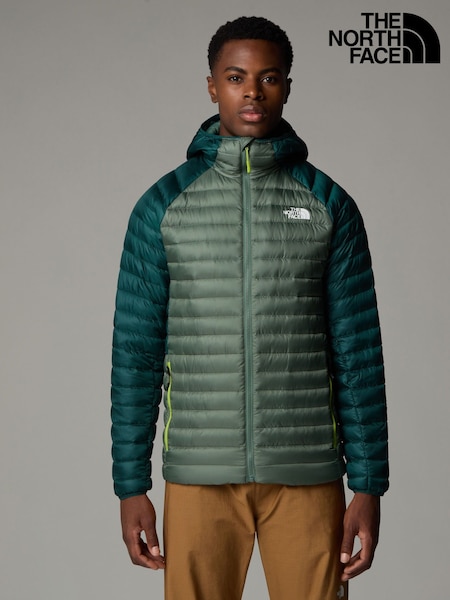 The North Face Green Bettaforca Down Hooded Puffer Jacket (F13105) | €332 - €333